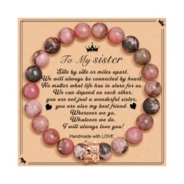 Sister Birthday Gifts For Women Sister Soul Sister Women Gifts For Big Sisters From Sisters To My Sister Natural Healing Stone Crown Gifts Christmas Graduation Back To School Gifts Female Gift Ideas