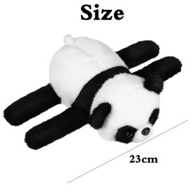 MEZHEN Panda Schnapparmband Kinder Panda Plüschtier Schnapparmbänder Panda Kuscheltier Snap Armband Plüschtier Klatscharmband Mitbringsel Kindergeburtstag Geburtstag