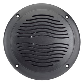 5" Water Resistant Dual Cone Marine Speakers with Grills - Pair