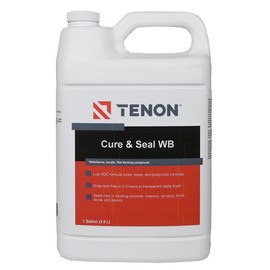 Tenon Cure & Seal WB - Cure & Seal New Concrete, Non-Yellowing, Concrete, Brick, Stone, Masonry, & More, Water-Based, Dry in 2-4 Hours (1 Gallon, 1)