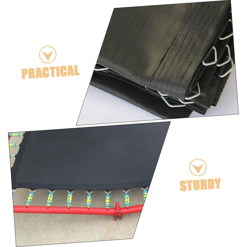 WOONEKY 45pcs Triangle Buckles for Trampoline Metal Rings for Safe