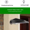 Solar Wall Lamp Sensitive Motion Sensor Weather Resistant Outdoor LED