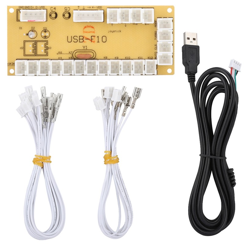 PCE Universal USB-F10 Game Joystick Circuit Board Controller Control Board