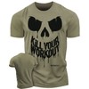 KillWorkout Shirts for Men, Funny Workout Gym Shirt Lifting T-Shirt