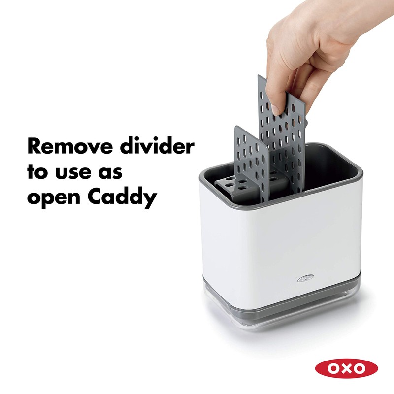 OXO Good Grips Sinkware Caddy, White, 21.33 x 12.06 x