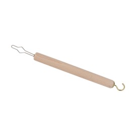 DMI Dressing Stick, Button Hook and Zipper Pull, Durable Wood Handle, Dressing Aid for Limited Mobility