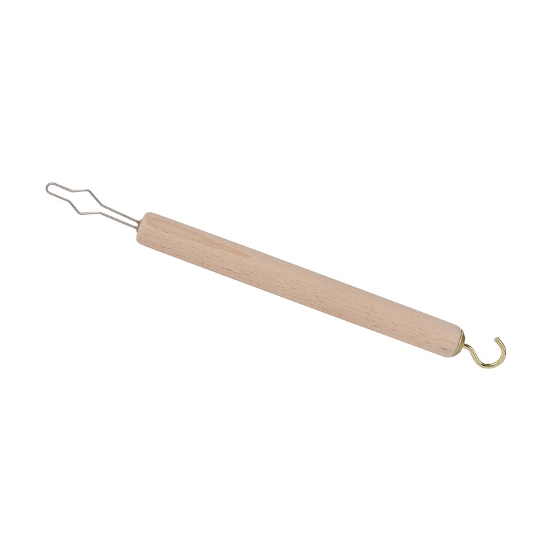 DMI Dressing Stick, Button Hook and Zipper Pull, Durable Wood