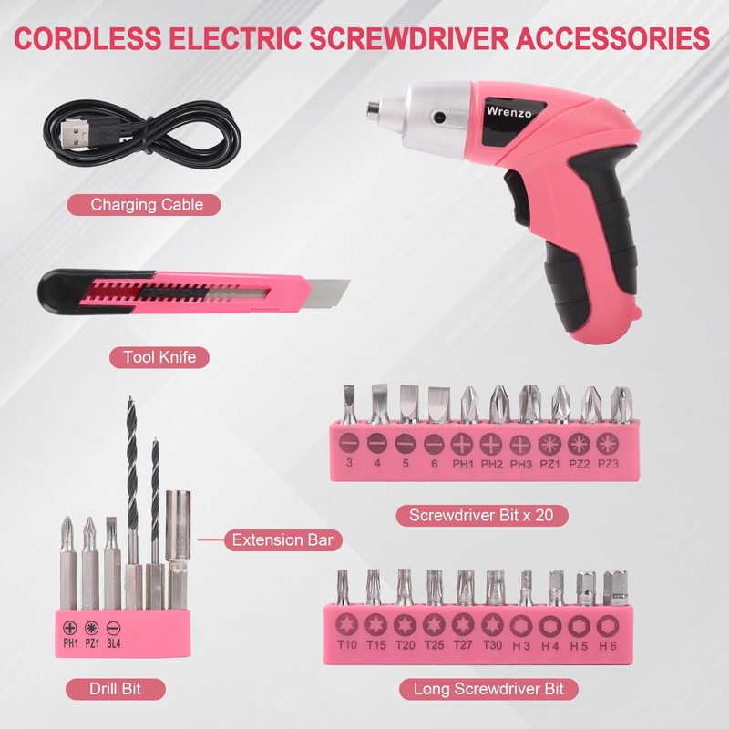 Drill Set, Cordless Drill, Small Tool Kit