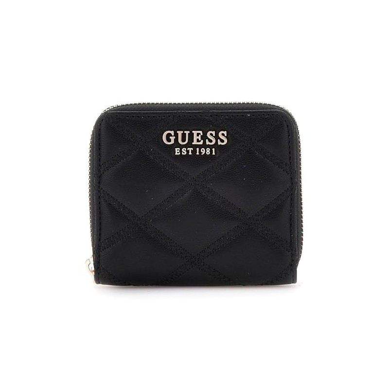 GUESS Tamsin Small Zip Around Wallet S Black, black