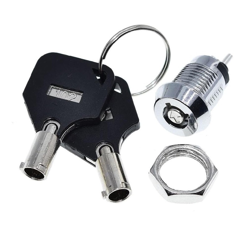 Namvo 12mm Stainless Steel Key Lock 102 for Key Switch