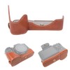 High Quality PU Leather Camera Half Case Grip Bag Protective
