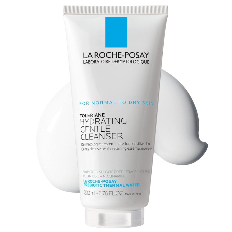 La Roche-Posay Toleriane Hydrating Gentle Cleanser, 6.76 Fl. Oz.