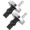 Upgraded 2 Full set Toilet Seat Hinge Fixings Top Fix
