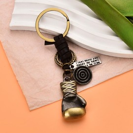 Boxing Keychain for Boxer Gifts for Boxing Lovers Fans Coaches Accessories Gift Small Mini Box-ing Glove Key Chain Charms for Gym Bag Handbags Car Keys