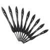 POFET Crochet Hooks Set Black, Ergonomic Metal Crochet Hooks for