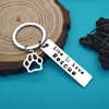 Huwujiu Pet Rescue Gift Live Love Rescue Keyring Dog Lover