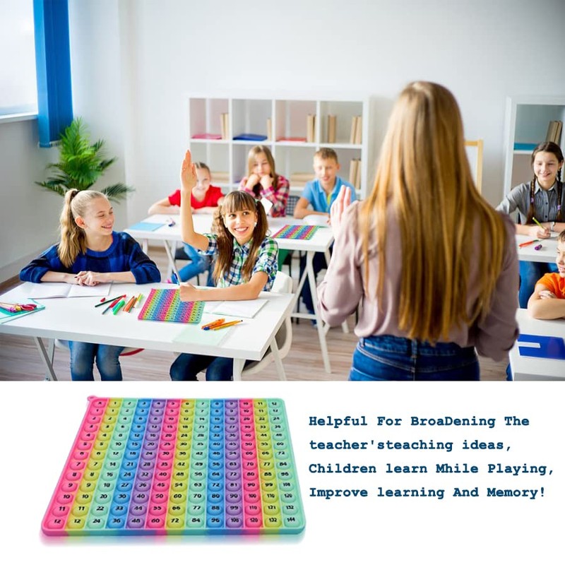 12x12 Digital Multiplication Table Game Flash Cards 3rd Grade Fidget