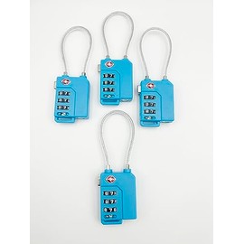 INEWTECK Blue 3 Digit TSA Security Combination Lock, for Luggage, Suitcases, Bags