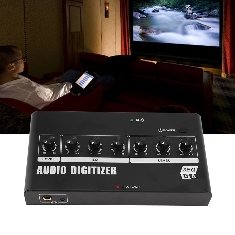 Digital to Analog Sound Converter Bluetooth Connection 3.5mm RCA Jack