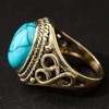 Turquoise Gold Rings for Women Western Turquoise Rings Knuckle Statement