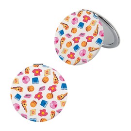 OKEYCH Cartoon Inspired Gift S Universe Makeup Mirror Cartoon Fan Pocket Mirror Cosplay Merch (S Universe J)