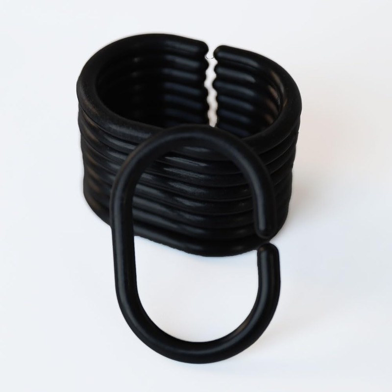 Plastic Shower Curtain Hooks C Shape Shower Curtain Rings for