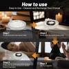 Orientrea 4" Selenite Crystal Bowl with 100g Clear Quartz Chips-