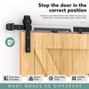 Barn Door Soft Close Hardware Kit,Barn Door Buffer Damper Stopper