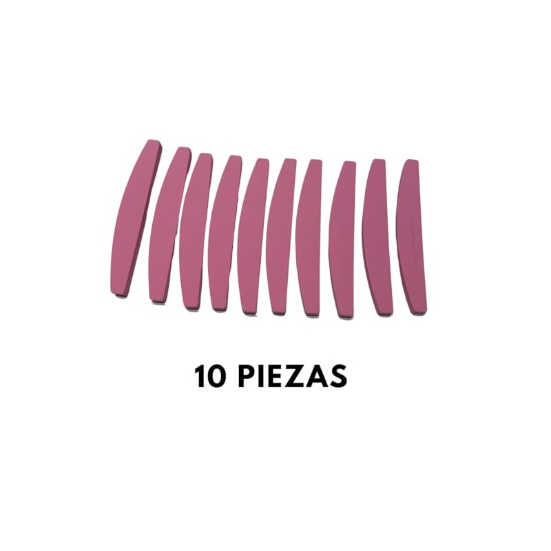 Nail Buffer 100/180 – Limas de Uñas Sponge (10 Piezas)