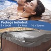 Hot Tub Cover Replacement Clips Latch Repair Lock Kits with