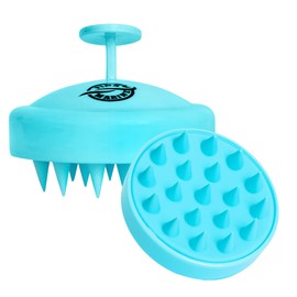 URBAN SOMBRERO Pink Marine Hair Scalp Massager, Silicone Hair Shampoo Brush for Scalp Care, Dry Scalp and Hair Growth - Sky Blue