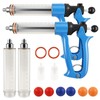 2 Pack 50ML Semi-Automatic Livestock Syringe, Continuous-Injection Syringe
