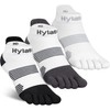 Hylaea Five-Toe Socks, Coolmax Ankle Athletic Running Socks, Moisture Wicking