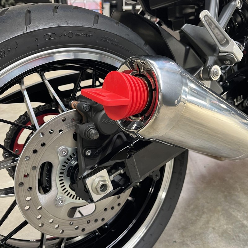 yamashiro YK046/RD/BIG Silencer Plug Silencer Cap Muffler Plug for Motorcycles