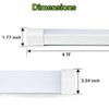 hykolity 4FT 120W LED Shop Light Linkable, 13000lm(400w Equivalent), 5000K