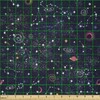 Lunarable Constellation Fabric by The Yard, Star Clusters Galaxies and