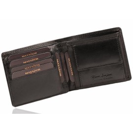 MATADOR® Men's Wallet with TÜV-Approved RFID/NFC Protection, black, Vintage
