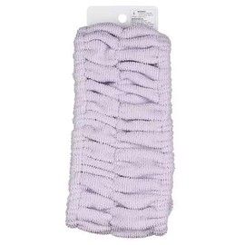 Conair Face Wash, Wash & Prep Ultra Absorbent Microfiber 3 PC Spa Headwrap & Wrist Band Set, Lghit Purple