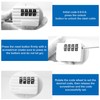 Refrigerator Lock with Combination, Keyless Security Lock for Freezers, Cabinets,