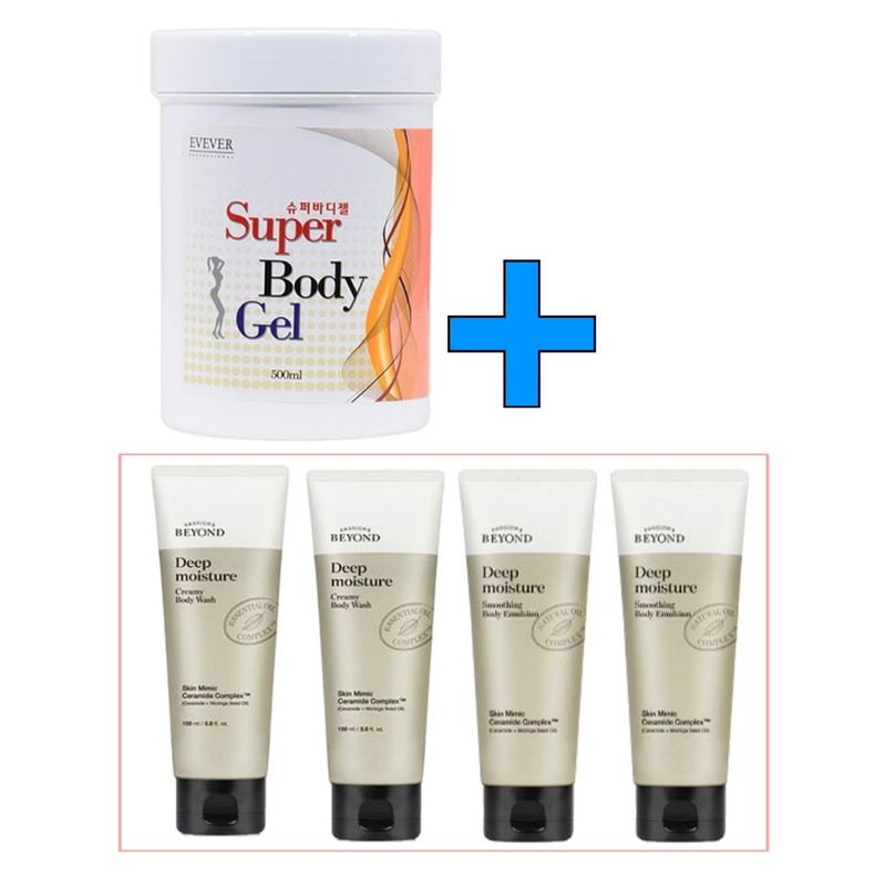 Eveever Super Body Gel 500ml+Beyond Body 2 types (Wash 300ml+Lotion