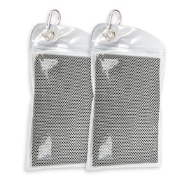 TEAONE Cooling Towels, 2 PCS Grey Breathable Towels for Yoga, Golf, Outdoor Activities (30 x 100cm/11.81 x 39.37in)