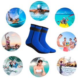 NICEYST Water Socks Sand Proof Booties Swim Dive Socks for Diving Swimming Beach Volleyball Outdoor Water Sports