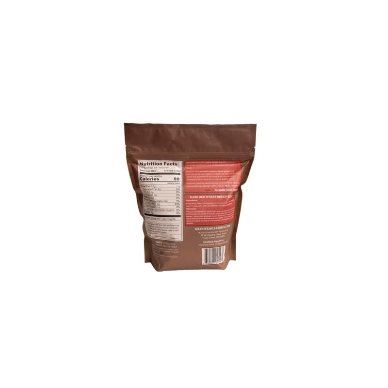 Granite Mill Farms Sprouted Organic Hard Red Wheat Flour, 30