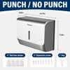 Bertreno Commercial Paper Towel Dispenser Wall Mounted C-fold Hand Towel