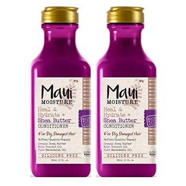 Maui Moisture Conditioner Shea Butter 13 Ounce (Hydrate) (385ml) (Pack of 2)