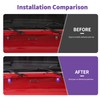 SQQP Engine Hood Rubber Head Decor Trim Compatible with 2007-2018