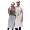 MEEMA Chef Bistro Aprons for Women With Pockets, Utility Loop