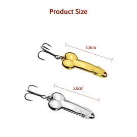 4Pcs Funny Fishing Lures for Freshwater and Saltwater Top Water Bass Fishing Lures Freshwater Saltwater Fishing Lures for Bass Swimbaits Bass Fishing Gear Fishing Gifts for Men Fishing Accessories