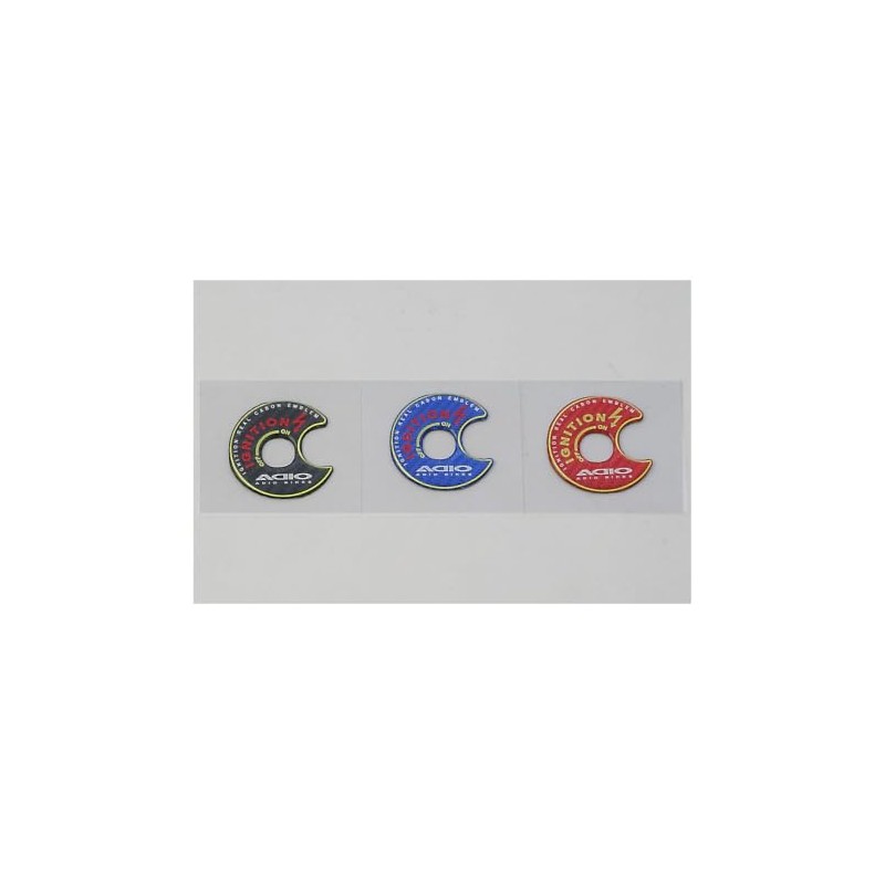 ADIO BK48217 Key Cylinder Emblem Black Cygnus X (2/3/4 Type)