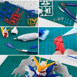 Xiaozuoyue Kit de Herramientas Gundam 9 Piezas, Kit de Herramientas para Modelismo, Gundam Model Kit Tools, Kit de Herramientas Básicas Gundam para Modelado